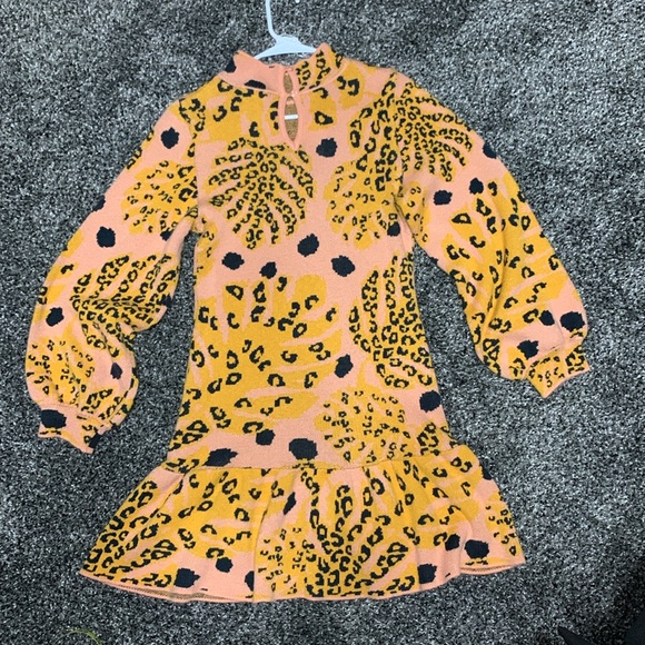 Farm Rio Anthro Leopard Palm Dress XS - Picture 11 of 14